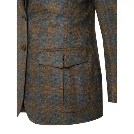 Jaqueta Beretta St James W Marrom e Azul Claro Xadrez