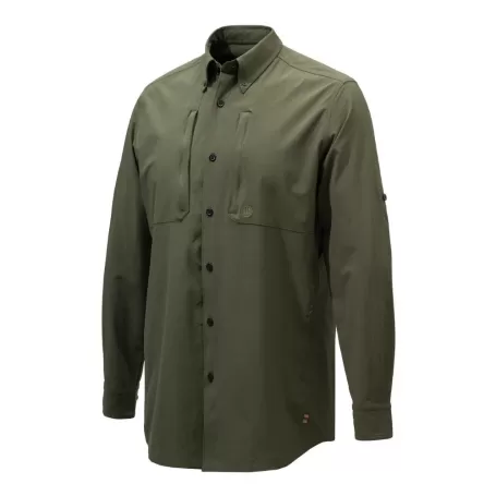 Camisa Beretta Smooth Light Verde Musgo Camisa Beretta Smooth Light Verde Musgo