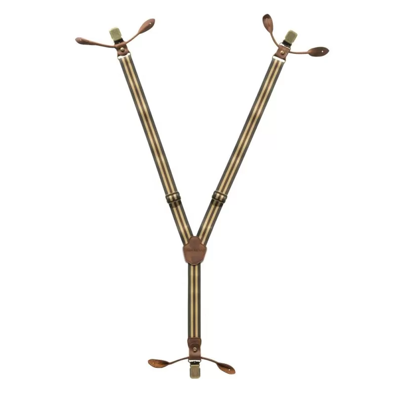 Suspensórios finos Beretta Hunter&#39;s Tan