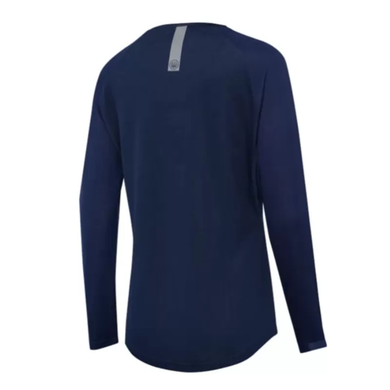 Camiseta Beretta Ciel Tech Manga Longa Azul Eclipse Total