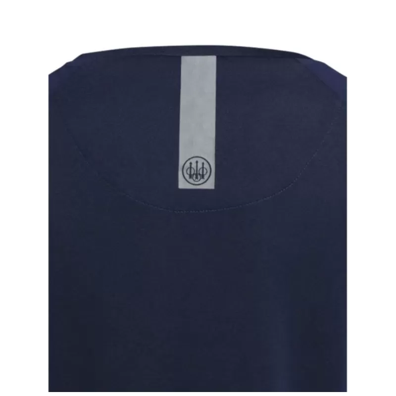 Camiseta Beretta Ciel Tech Manga Longa Azul Eclipse Total