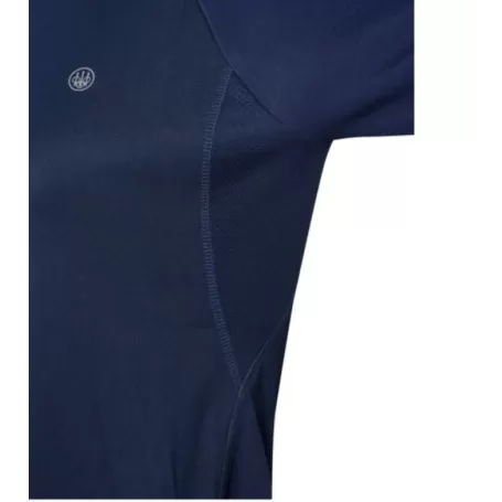 Camiseta Beretta Ciel Tech Manga Longa Azul Eclipse Total