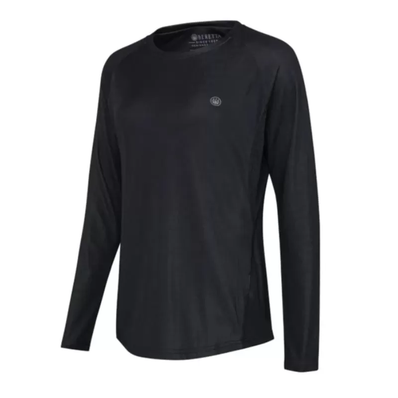 Camiseta Beretta Ciel Tech G/S Preta Camiseta Beretta Ciel Tech G/S Preta