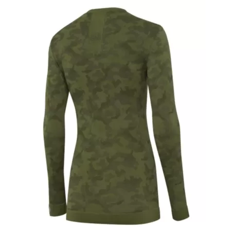 Camiseta feminina LeSaut camuflada verde Beretta