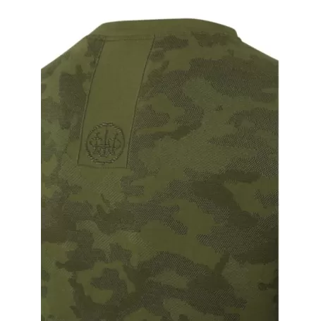 Camiseta feminina LeSaut camuflada verde Beretta