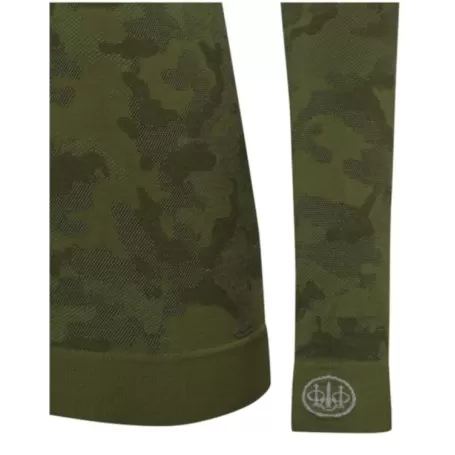 Camiseta feminina LeSaut camuflada verde Beretta