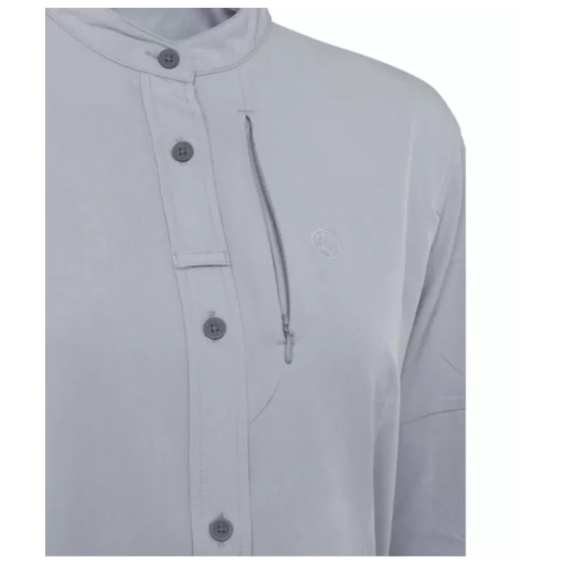 Camisa Beretta EVAD Flexível Cinza Claro