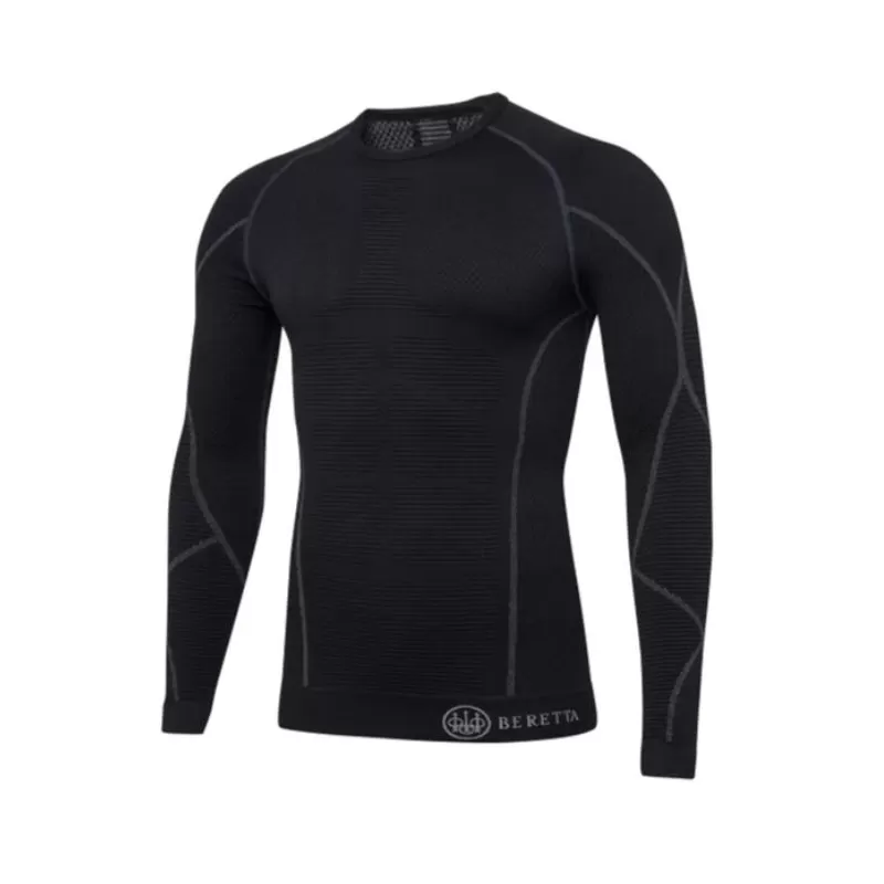 Camiseta Beretta HT 3D preta de manga comprida Camiseta Beretta HT 3D preta de manga comprida