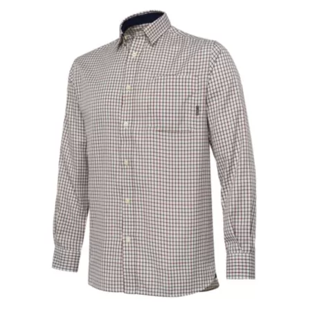 Camisa de manga comprida xadrez verde e marfim Beretta Ellis Camisa de manga comprida xadrez verde e marfim Beretta Ellis