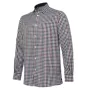 Camisa xadrez branca e bordô Beretta Ellis LS