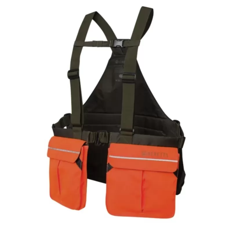 Colete Beretta Strap EVO Verde Musgo e Laranja