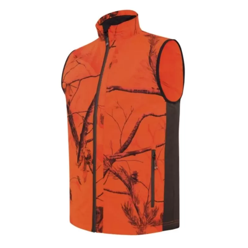 Colete Beretta Windshell EVO Realtree Ap Camo Hd Laranja