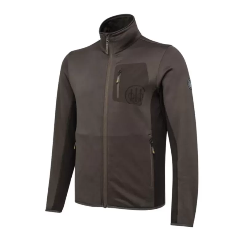 Jaqueta Beretta Smartech EVO Fleece Marrom Casca Jaqueta Beretta Smartech EVO Fleece Marrom Casca