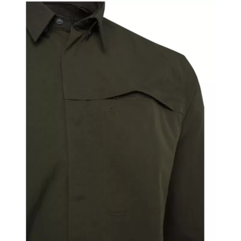 Camisa Beretta Verde Resistente a Musgo e Espinhos