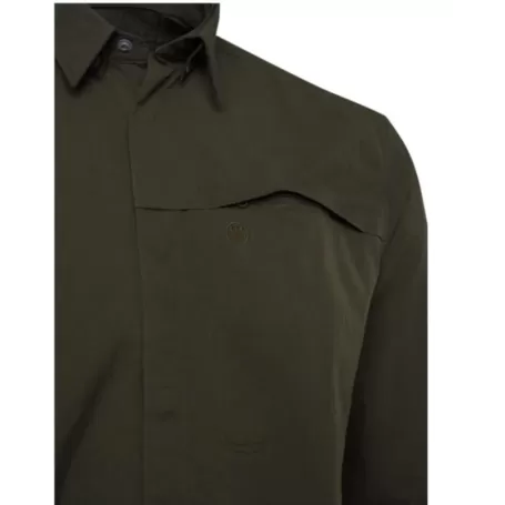 Camisa Beretta Verde Resistente a Musgo e Espinhos