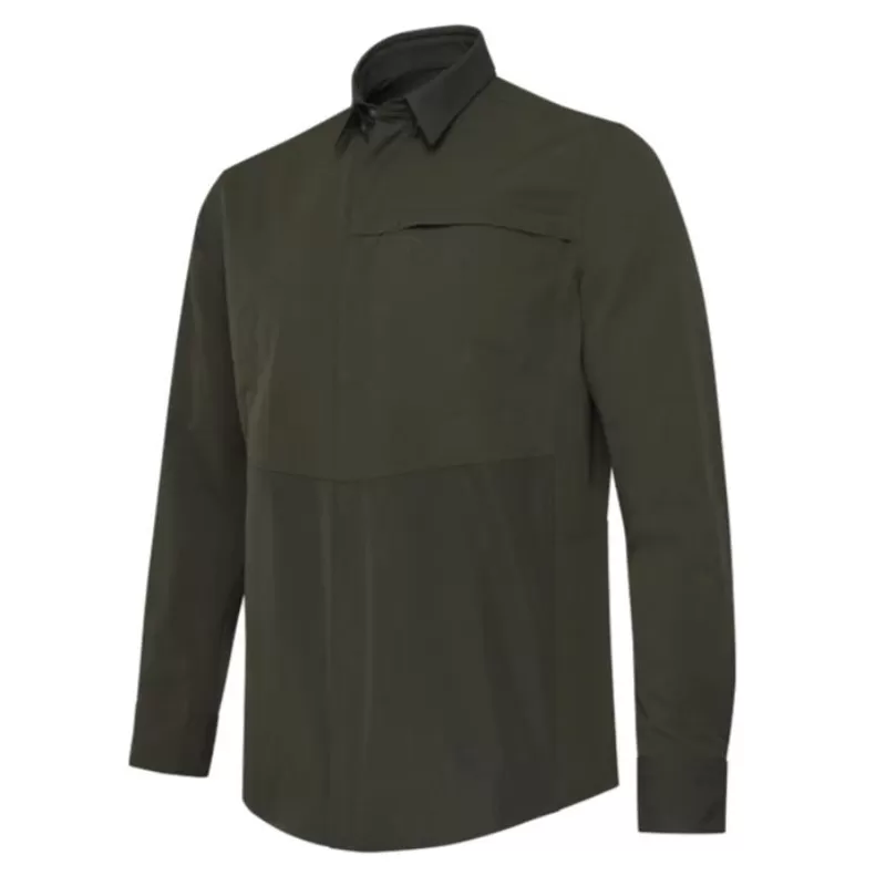 Camisa Beretta Verde Resistente a Musgo e Espinhos Camisa Beretta Verde Resistente a Musgo e Espinhos