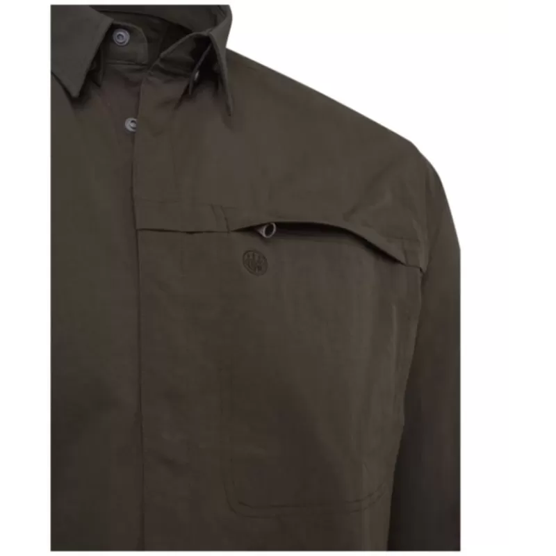 Camisa Beretta Resistente a Espinhos Casca Marrom