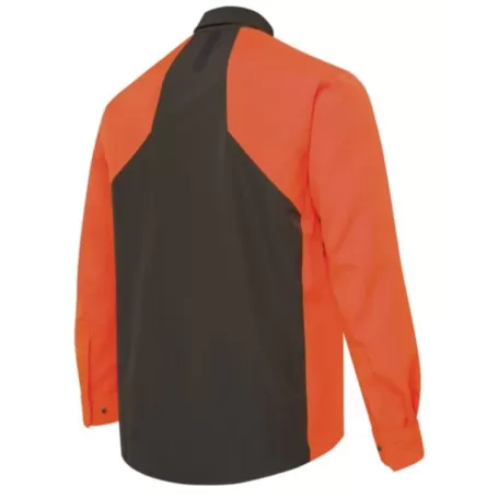 Camisa Beretta Resistente a Espinhos Marrom Casca e Laranja