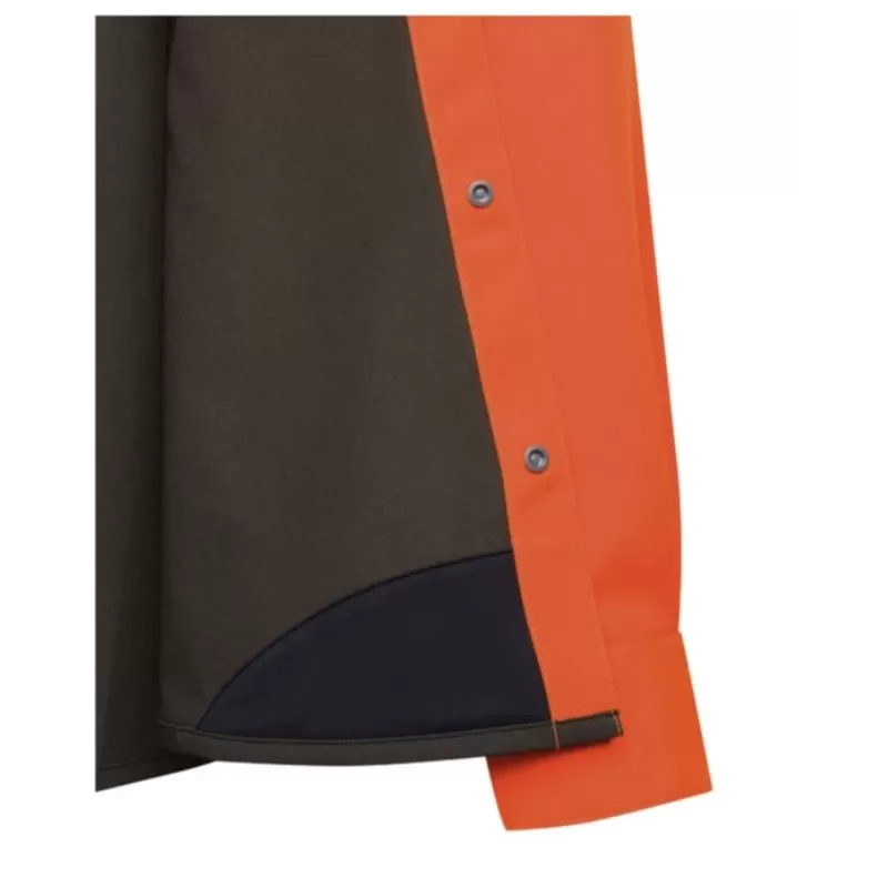 Camisa Beretta Resistente a Espinhos Marrom Casca e Laranja