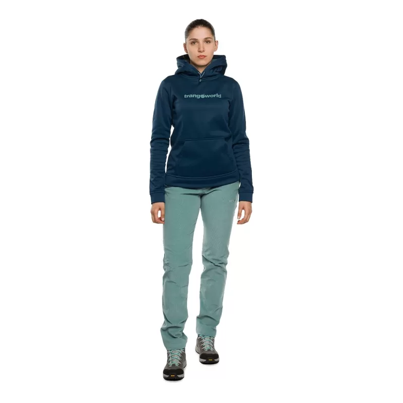 Trangoworld SUDADERA POPPI AZUL/VERDE