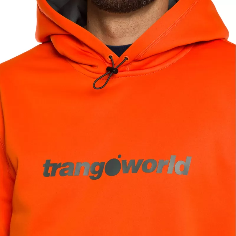 Moletom Trangoworld LOGIN VERMELHO LARANJA/CINZA