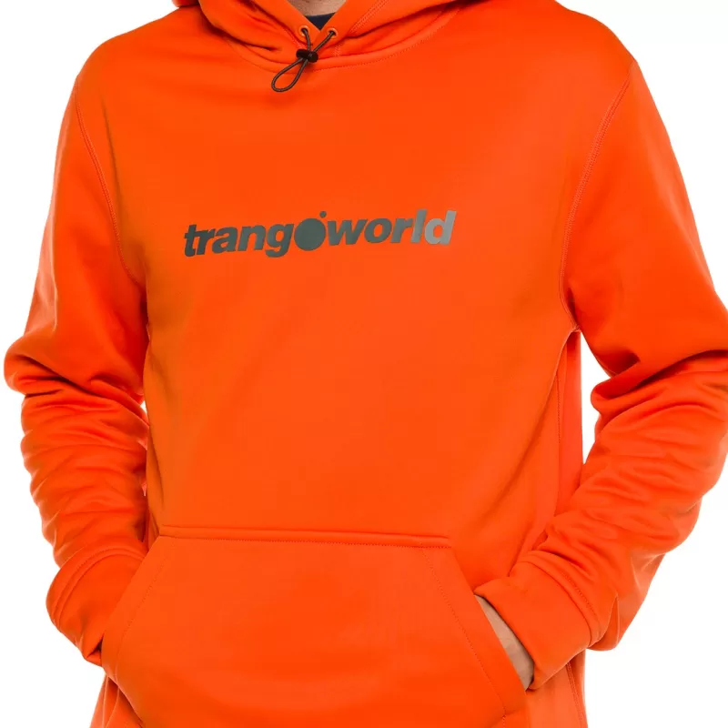 Moletom Trangoworld LOGIN VERMELHO LARANJA/CINZA