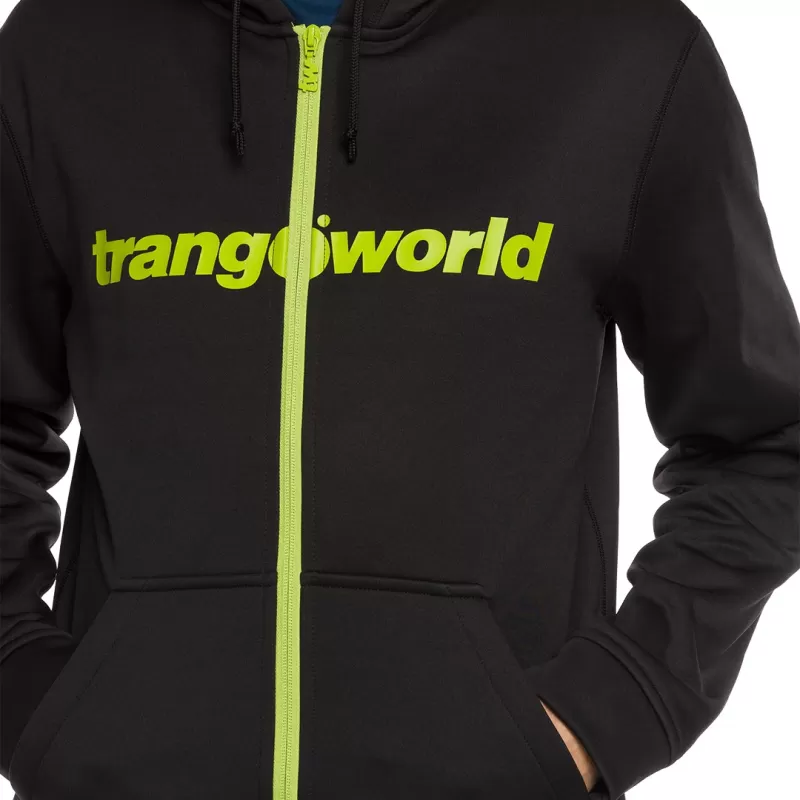 JAQUETA Trangoworld RIPON PRETA/VERDE