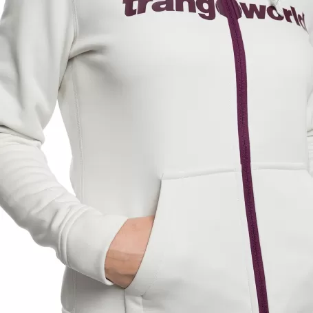 JAQUETA DE LINHO CRU/ROXA Trangoworld