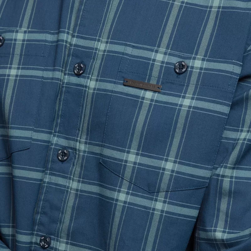 Trangoworld CAMISA ZERNEZ AZUL/AZUL
