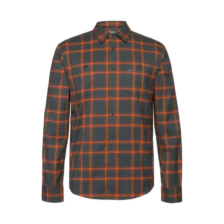 CAMISA ZERNEZ CINZA/LARANJA