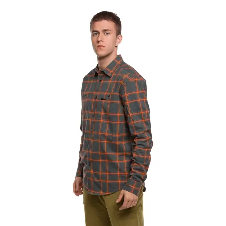 CAMISA ZERNEZ Trangoworld CINZA/LARANJA