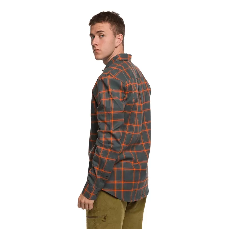 CAMISA ZERNEZ Trangoworld CINZA/LARANJA