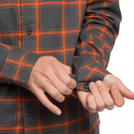 CAMISA ZERNEZ Trangoworld CINZA/LARANJA