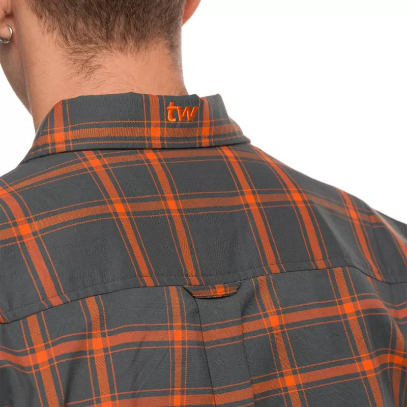 CAMISA ZERNEZ Trangoworld CINZA/LARANJA