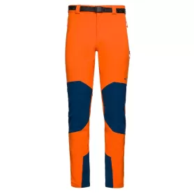PANT. LARGO MOURELLE DR NARANJA/AZUL OSCURO