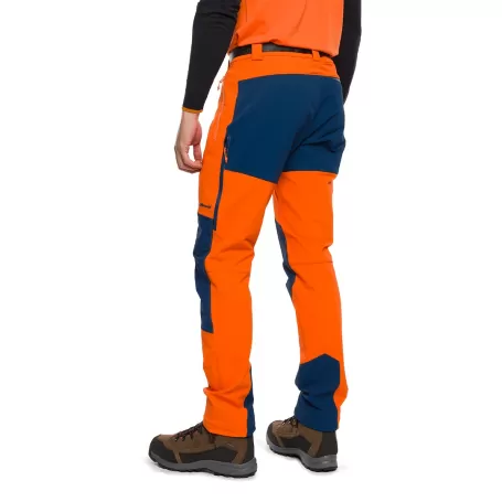Trangoworld PANT. LARGO MOURELLE DR NARANJA/AZUL OSCURO