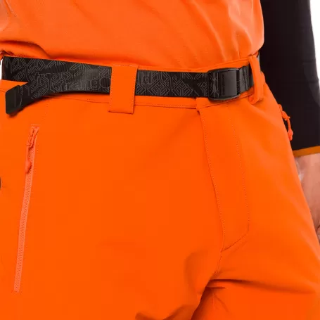 Trangoworld PANT. LARGO MOURELLE DR NARANJA/AZUL OSCURO
