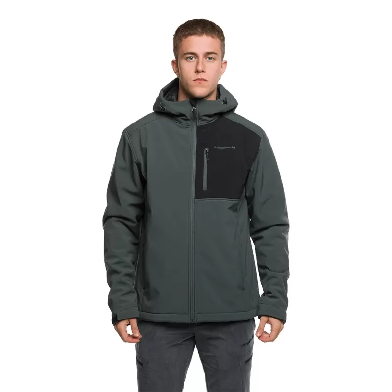 Jaqueta de lã cinza Trangoworld