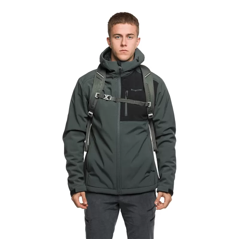 Jaqueta de lã cinza Trangoworld