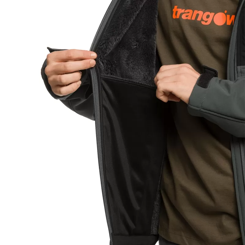 Jaqueta de lã cinza Trangoworld