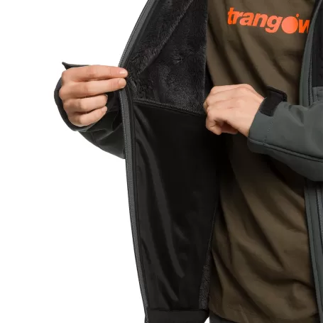 Jaqueta de lã cinza Trangoworld