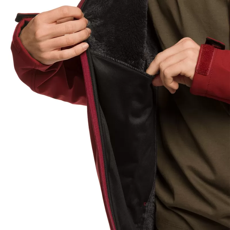 JAQUETA DE LÃ VERMELHA Trangoworld