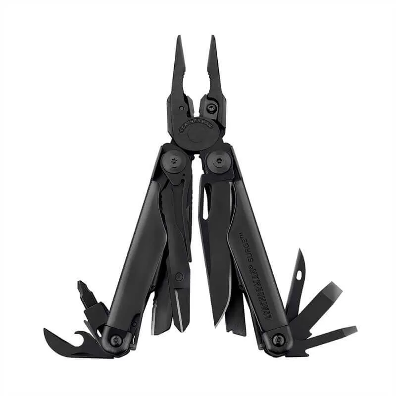 Black Surge, bainha Molle, caixa de papelão - 831333 - Leatherman - Multiferramentas LEATHERMAN Black Surge, bainha Molle, caixa de papelão - 831333 - Leatherman - Multiferramentas LEATHERMAN