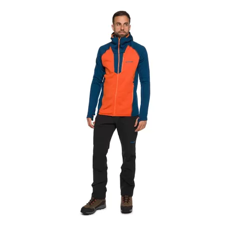 JAQUETA Trangoworld ETIVE LARANJA/AZUL