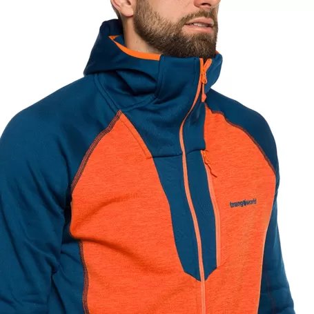 JAQUETA Trangoworld ETIVE LARANJA/AZUL