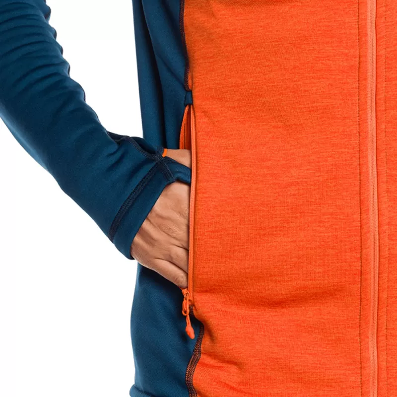 JAQUETA Trangoworld ETIVE LARANJA/AZUL