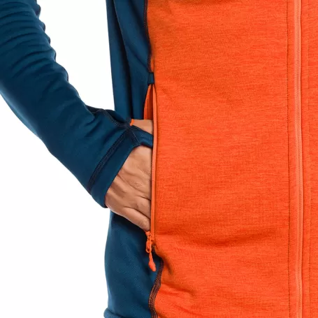 JAQUETA Trangoworld ETIVE LARANJA/AZUL