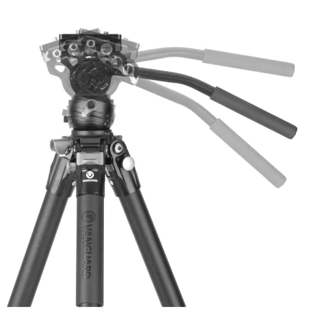 Tripé de vídeo de alumínio Vanguard Alta Pro 3VL 264AV14, cabeça esférica Veo PV-14