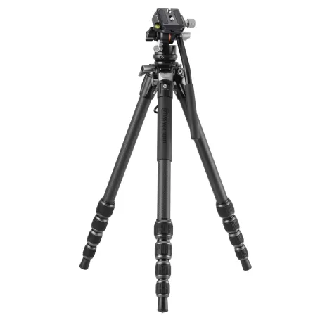 Tripé de vídeo compacto Vanguard Alta Pro 3VLT 235CV12 Carbon, cabeça esférica Veo PV-12