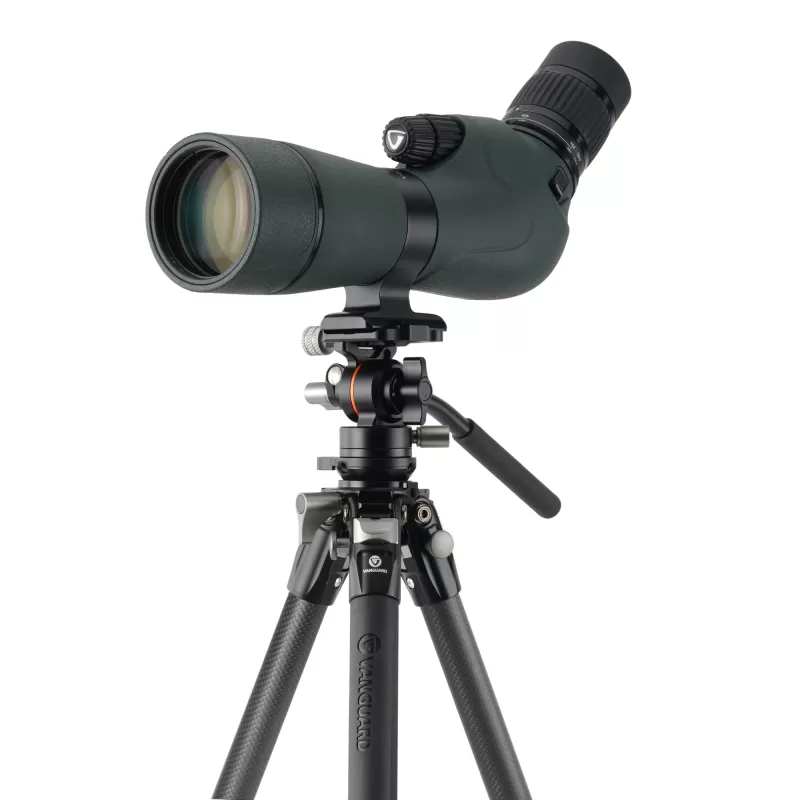 Tripé de vídeo compacto Vanguard Alta Pro 3VLT 235CV12 Carbon, cabeça esférica Veo PV-12